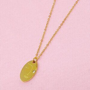 Oblong Face Necklace